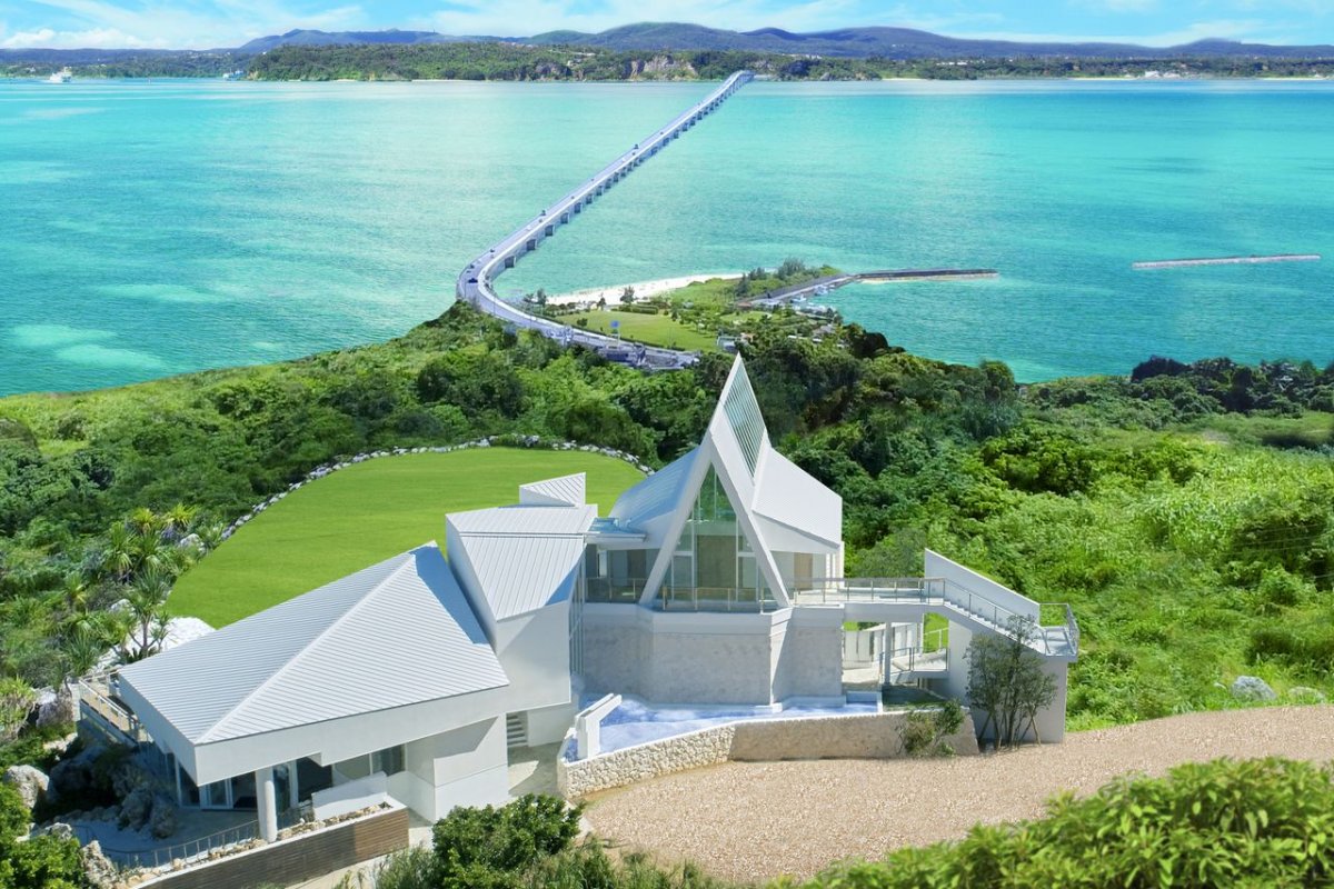 ハートロックでも知られる古宇利島 古宇利島大橋を望む絶景の結婚式 情報一覧 沖縄リゾートウエディング 沖縄観光情報webサイト おきなわ物語