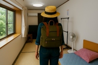 窓のある個室一泊¥3,600だけど2名まで泊まれます