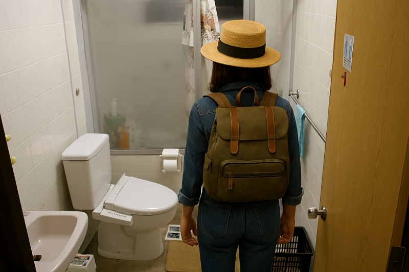 清潔感のあるトイレとシャー