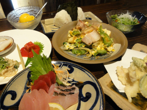 宮古島の新鮮食材を使用した料理