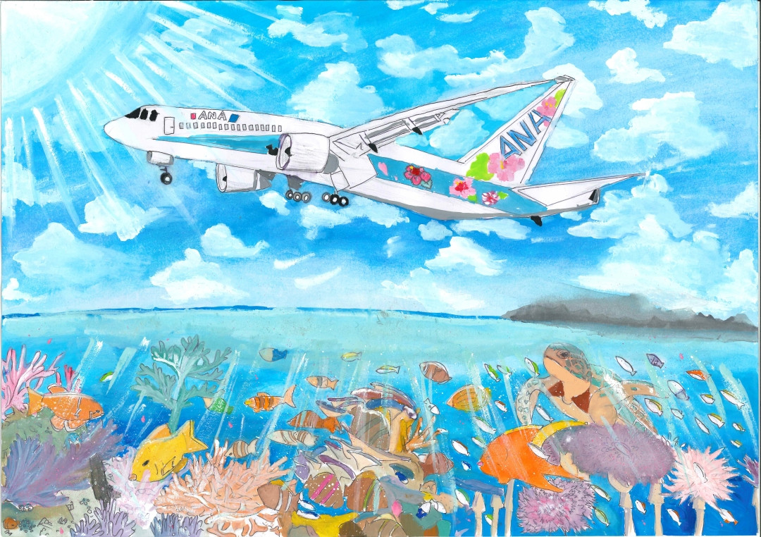 石垣島賞「沖縄の海に行きたいな」 小学5年生 北村 彩結さん