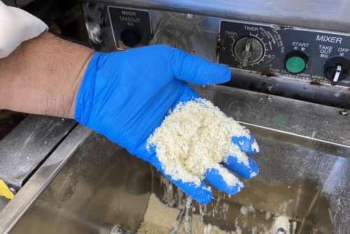 試行錯誤の結果、ダマにならないようになった