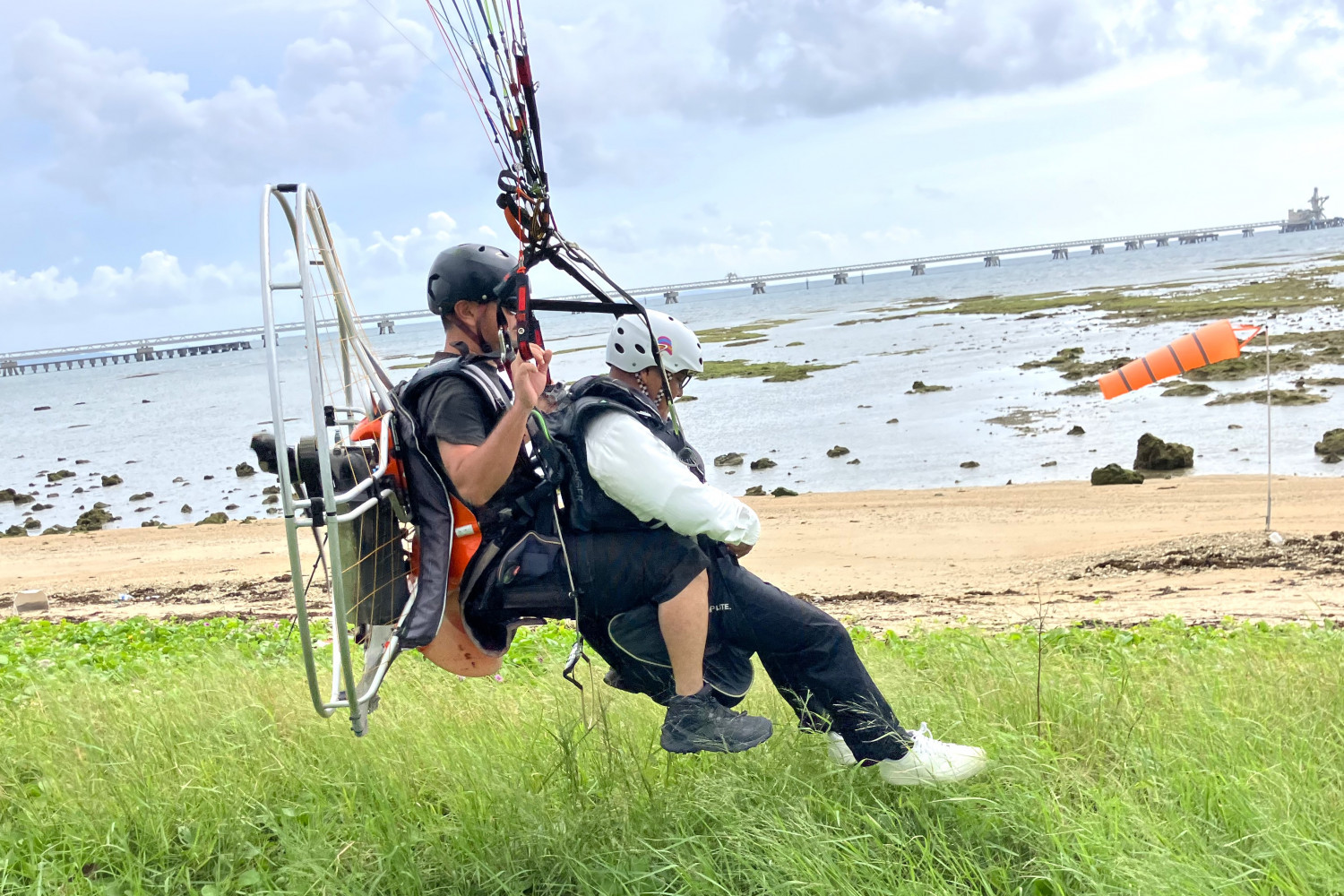 飛び立つ瞬間!パイロットに全ておまかせ